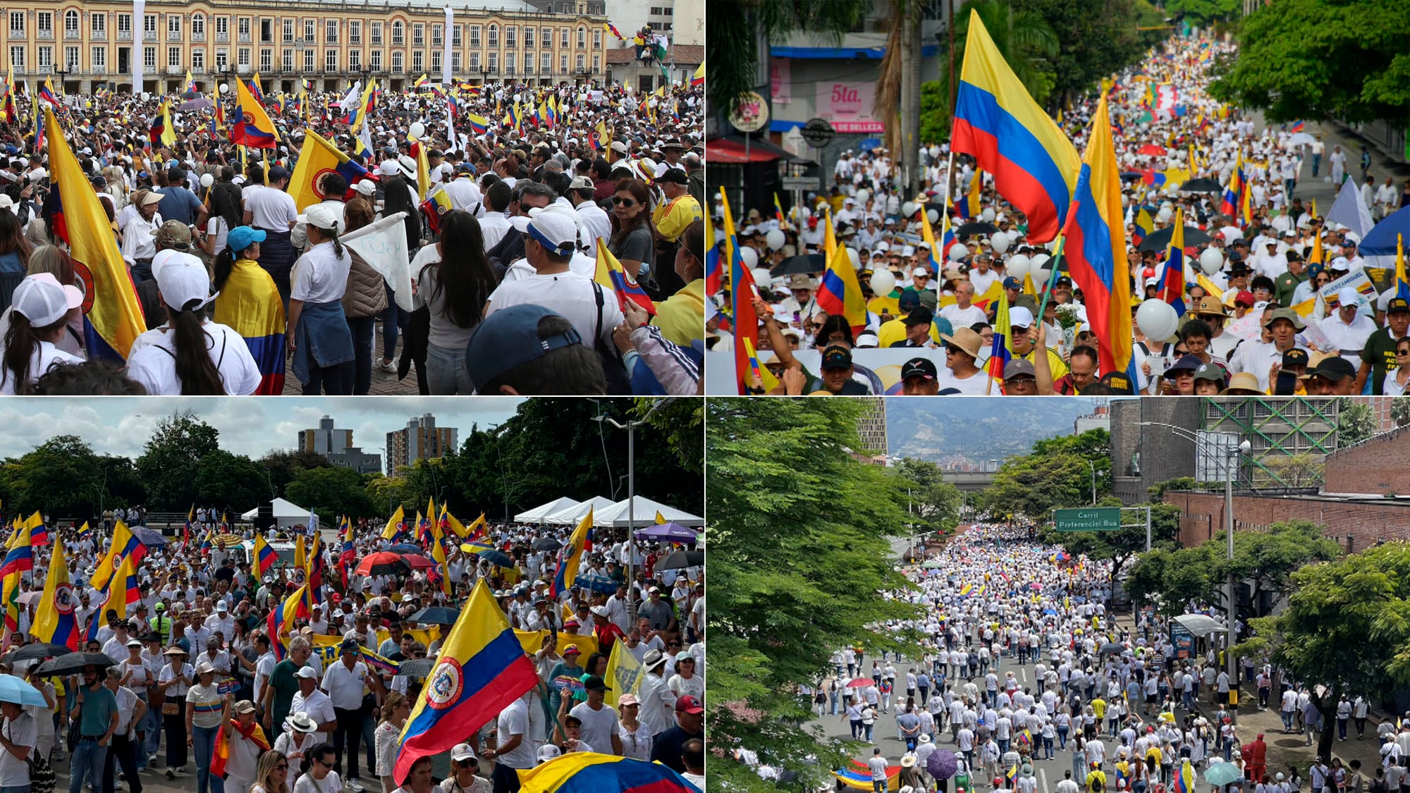 Marcha del silencio en Colombia