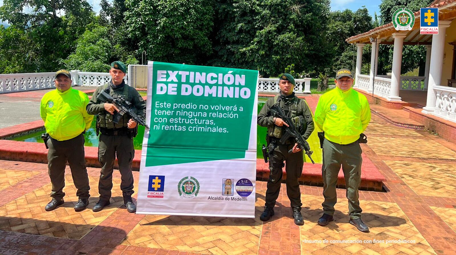 Extinción de dominio en las fincas del hermano de Pablo Escobar Gaviria.