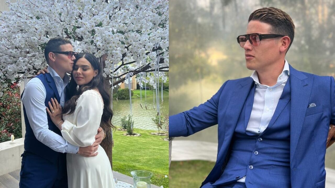 James está hace unos días en el país con ocasión del matrimonio de su hermana Maria Valentina