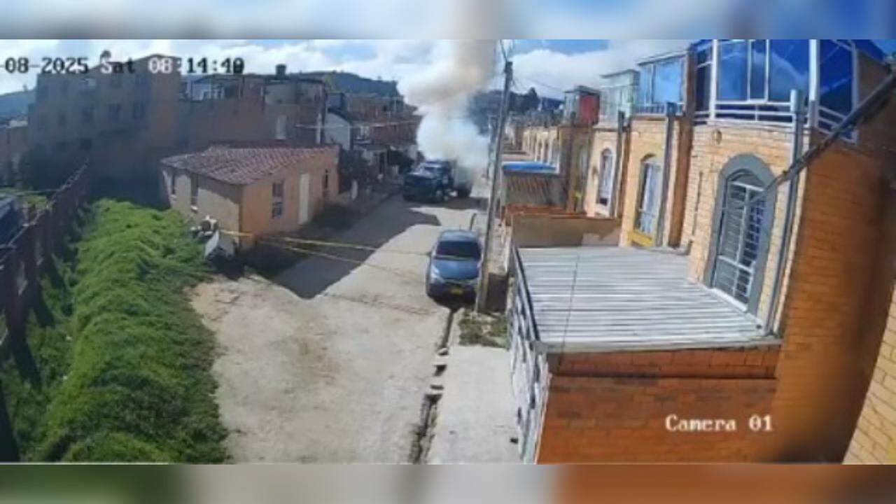 Explosión artefactos en Tunja.