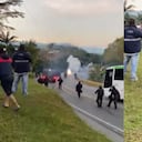 Policía levanta bloqueo en la vía Panamericana.