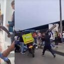 En uno de los casos, al parecer, uno de los presuntos ladrones habría intentado quitarle las pertenencias a una mujer que llevaba un niño de brazos.