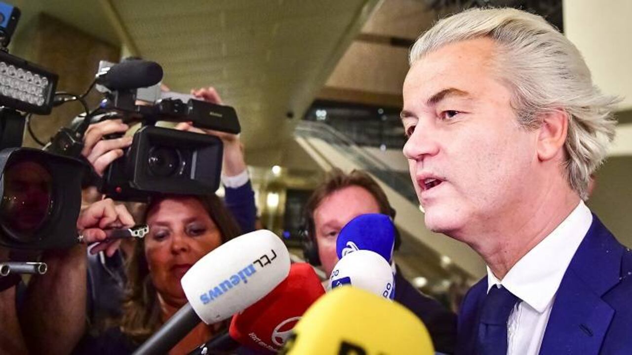 Geert Wilders, líder del Partido de la Libertad.
