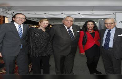 Eduardo Cárdenas, Meredith de Cárdenas, Jorge Cárdenas, Adriana Vásquez y Diego Muñoz. 