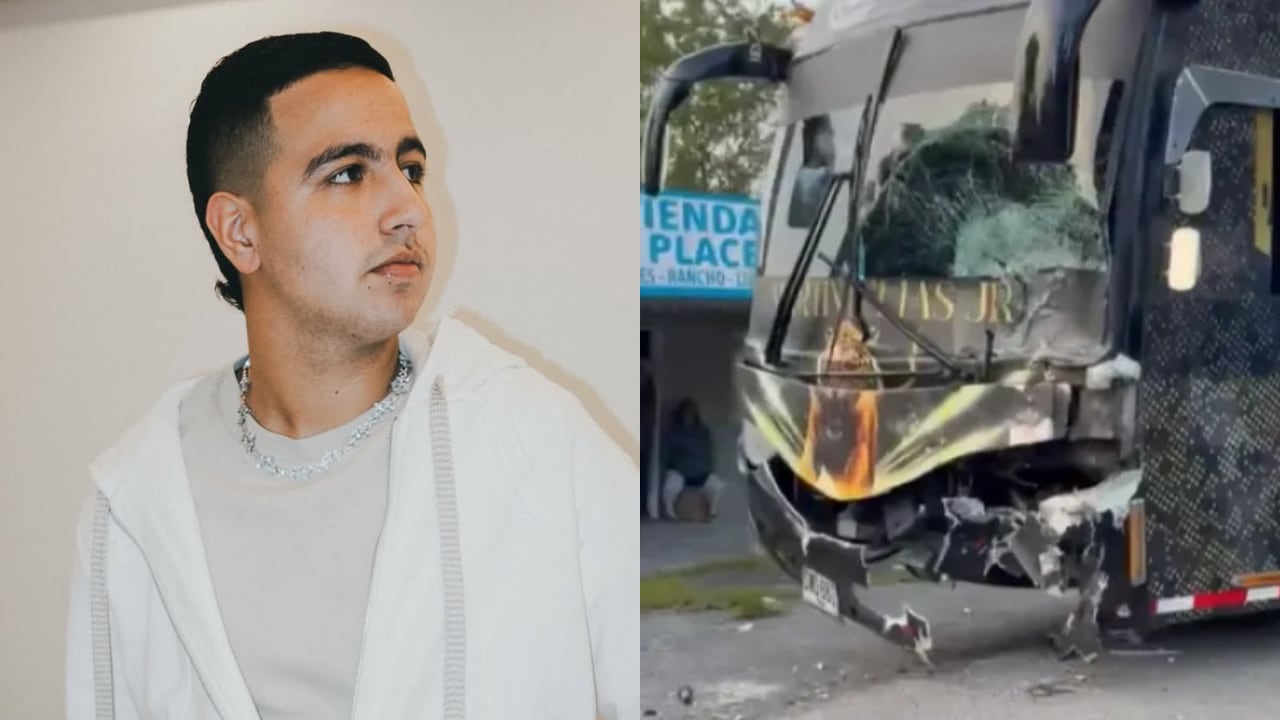 Martín Elías Jr. se pronunció tras el fatídico accidente que protagonizó el bus de su equipo musical.