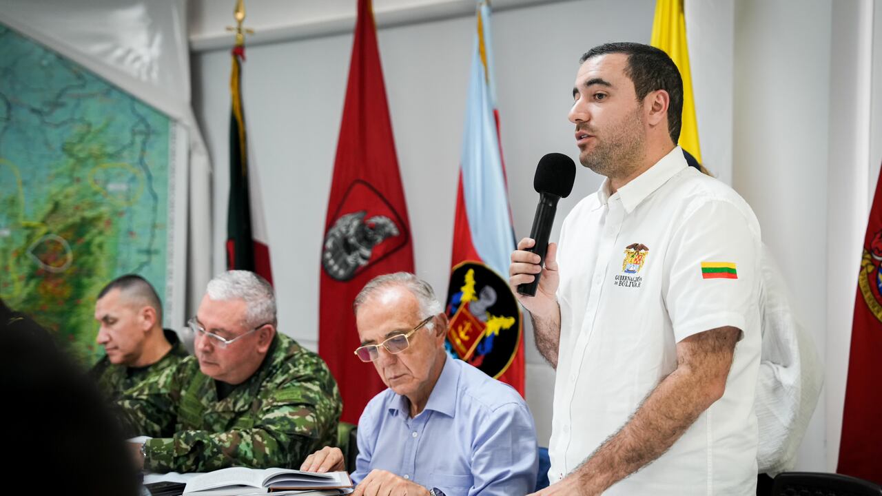 Gobernador Yamil Arana en consejo de Seguridad