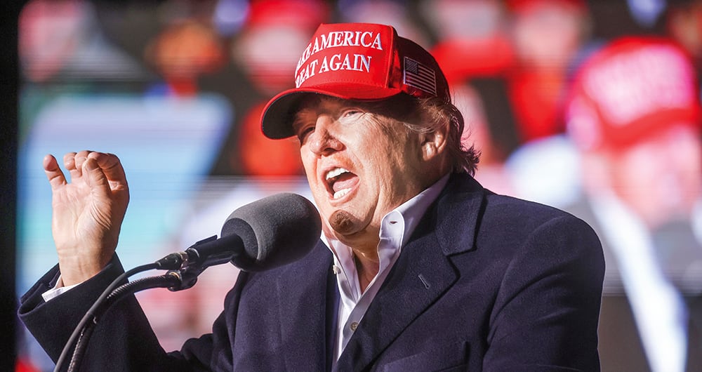  El expresidente comienza una campaña no oficial con un tono retador e incitando a un cambio de cara a las elecciones de 2024.