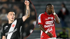 Vasco da Gama eliminó a Santa Fe de la Copa Sudamericana.