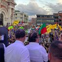Gustavo Petro volvió a llenar Plaza en Bello, municipio de Antioquia.