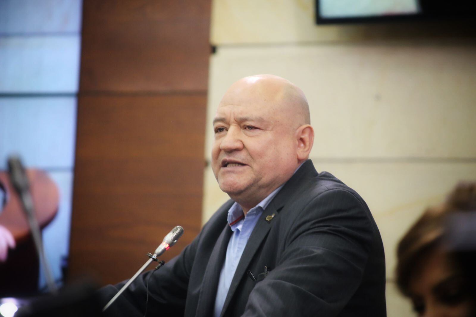 Julián Gallo, del partido Comunes.