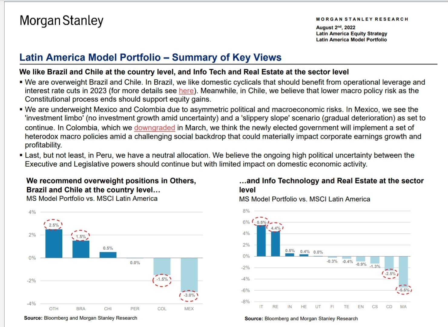 En Colombia creen que el gobierno recién elegido "implementará un conjunto de políticas macro heterodoxas".