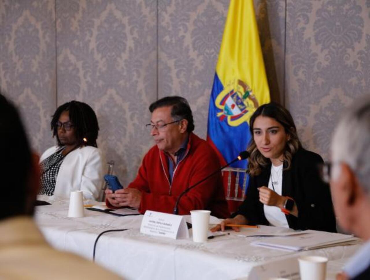 Francia Márquez, Gustavo Petro y Laura Sarabia