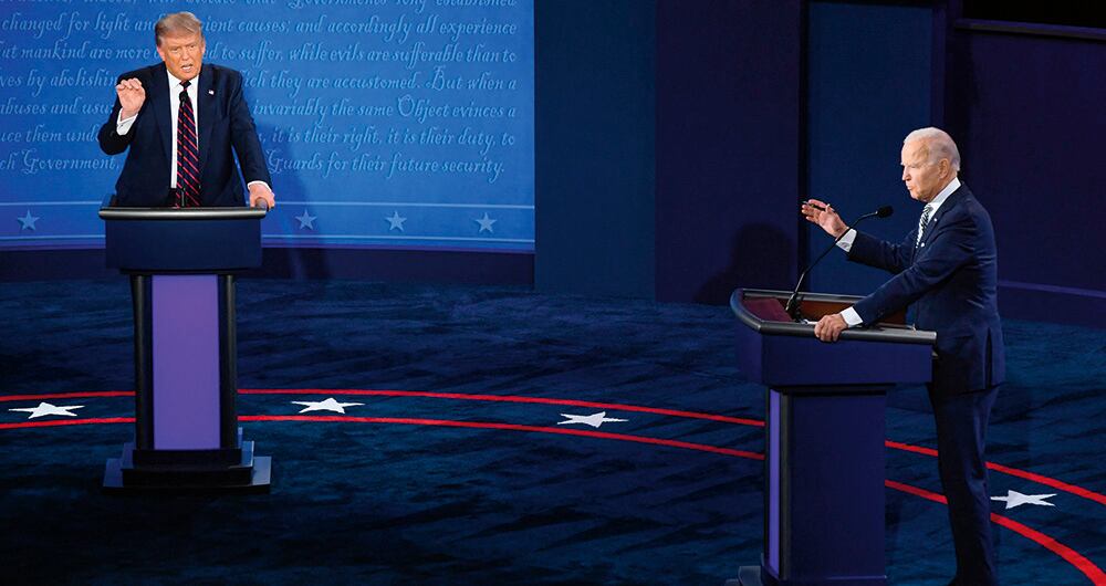    Todos creyeron que el multitudinario homenaje a Amy Coney Barrett fue donde Trump se contagió de covid, pero ese mismo día en la tarde su prueba salió positiva. Eso significaría que el presidente estaba infectado durante el debate con Biden.