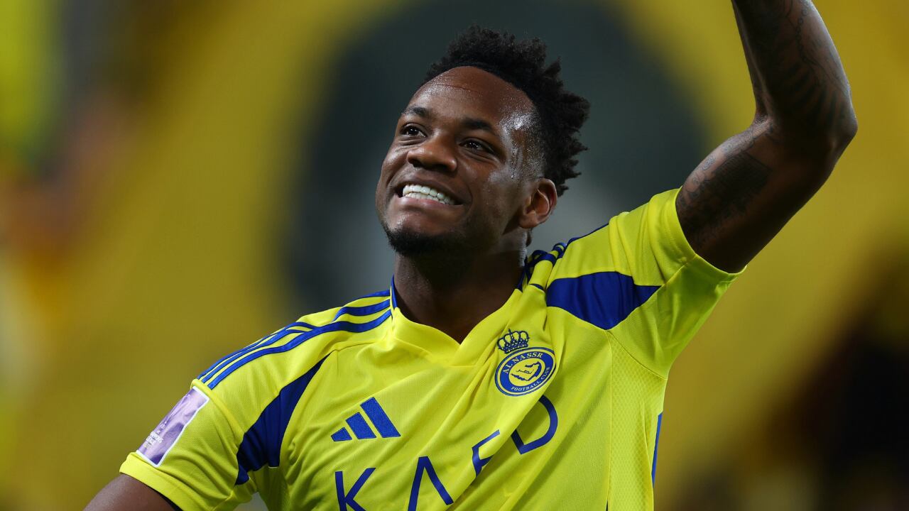 Jhon Durán, este lunes 10 de marzo, en el partido de Al-Nassr contra Esteghlal.