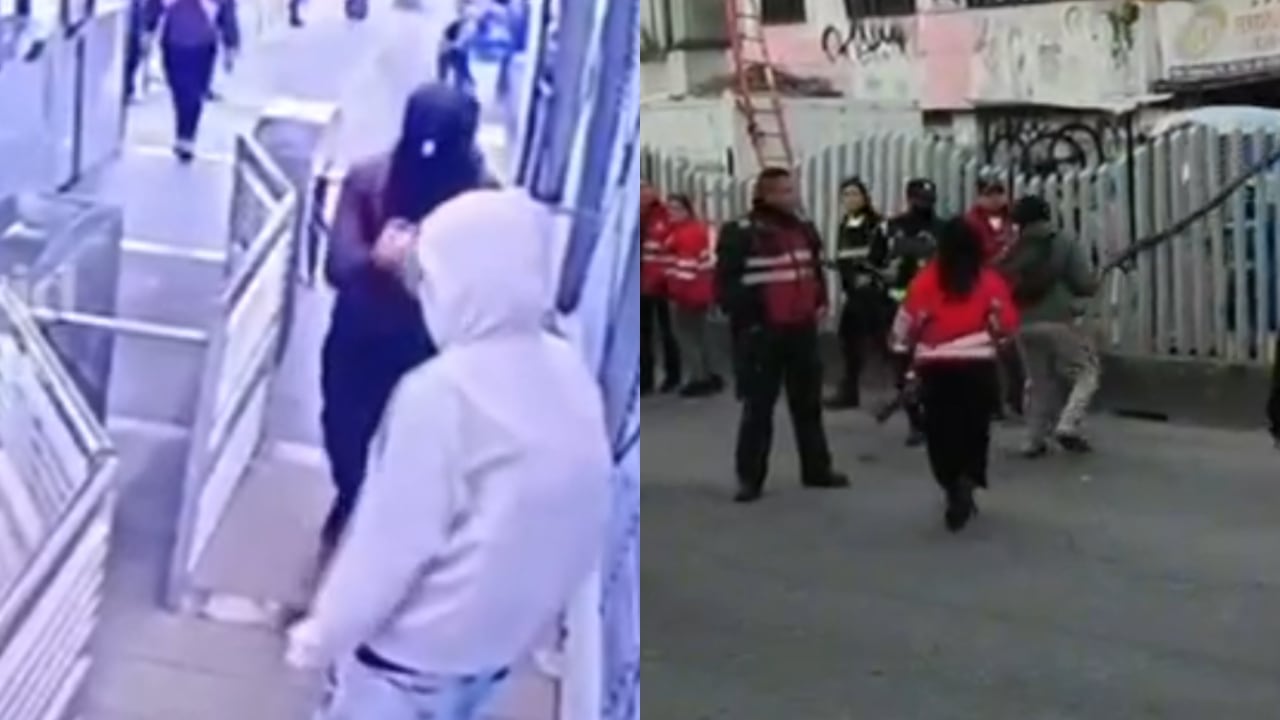 Vandalismo en estaciones de TransMilenio.