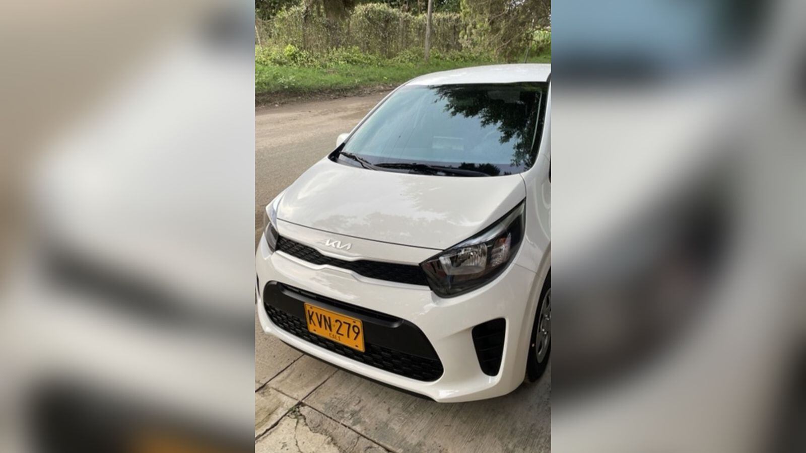 Este es el vehículo que le robaron a la periodista en el estadio del Deportivo Cali.