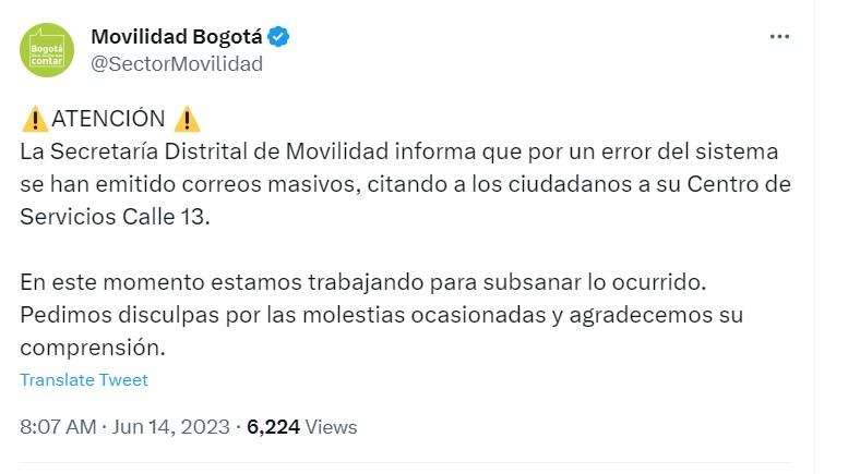 Caos en la secretaría de movilidad por fallas en el sistema.