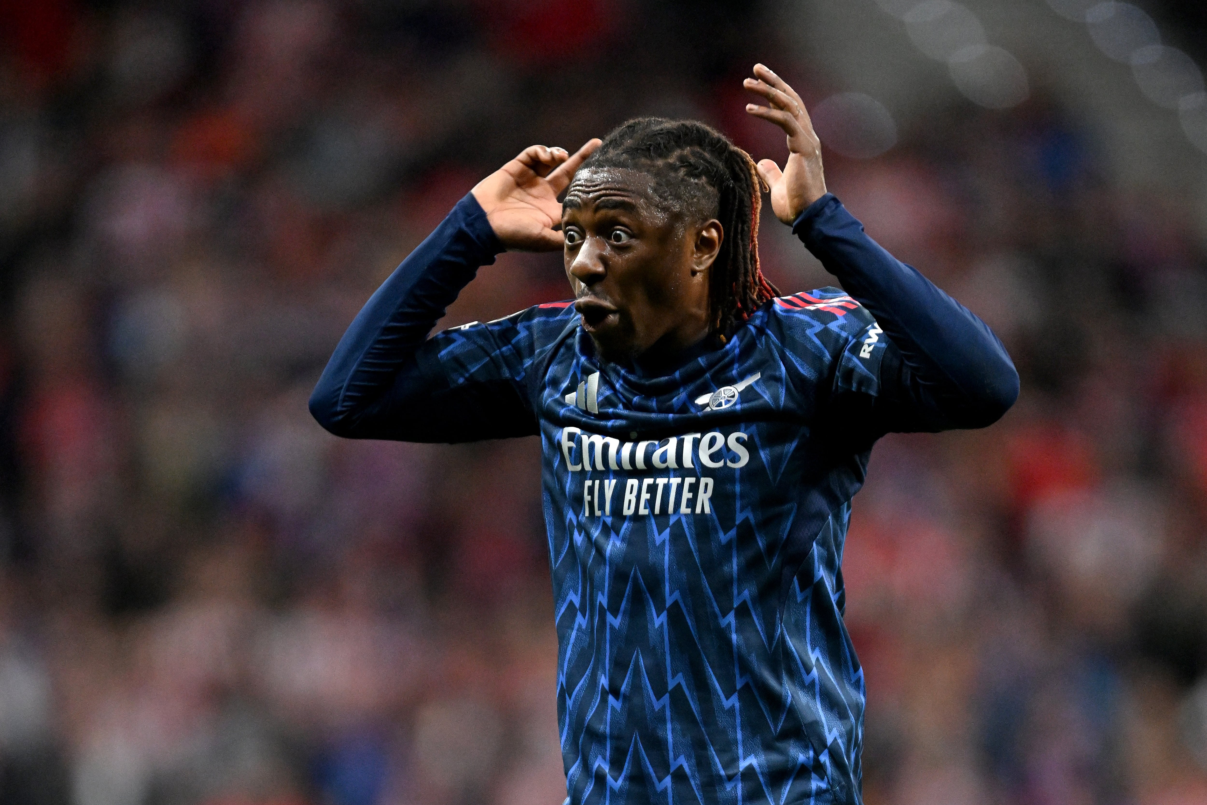 Para la IA, el jugador determinante en la semifinal de Arsenal y Atlético Madrid (vuelta) será Eberechi Eze, de los gunners.