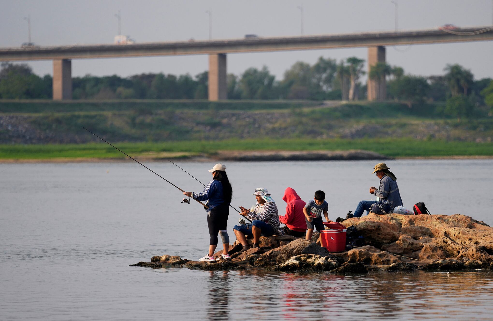 Las imágenes de la sequia del rio Paraguay