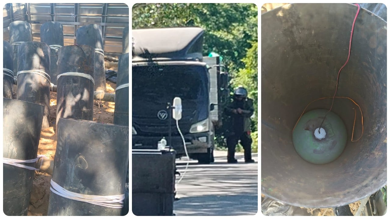 Elementos incautados por miembros del Ejército Nacional en el departamento de Cesar.