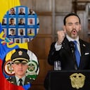 Presidente Abelardo De La Espriella, los fugados del Centro de Traslado por Protección de Santa Marta y el coronel Yeison López.