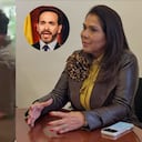 Elizabeth Jay-Pang Diaz y el presidente Abelardo De La Espriella.