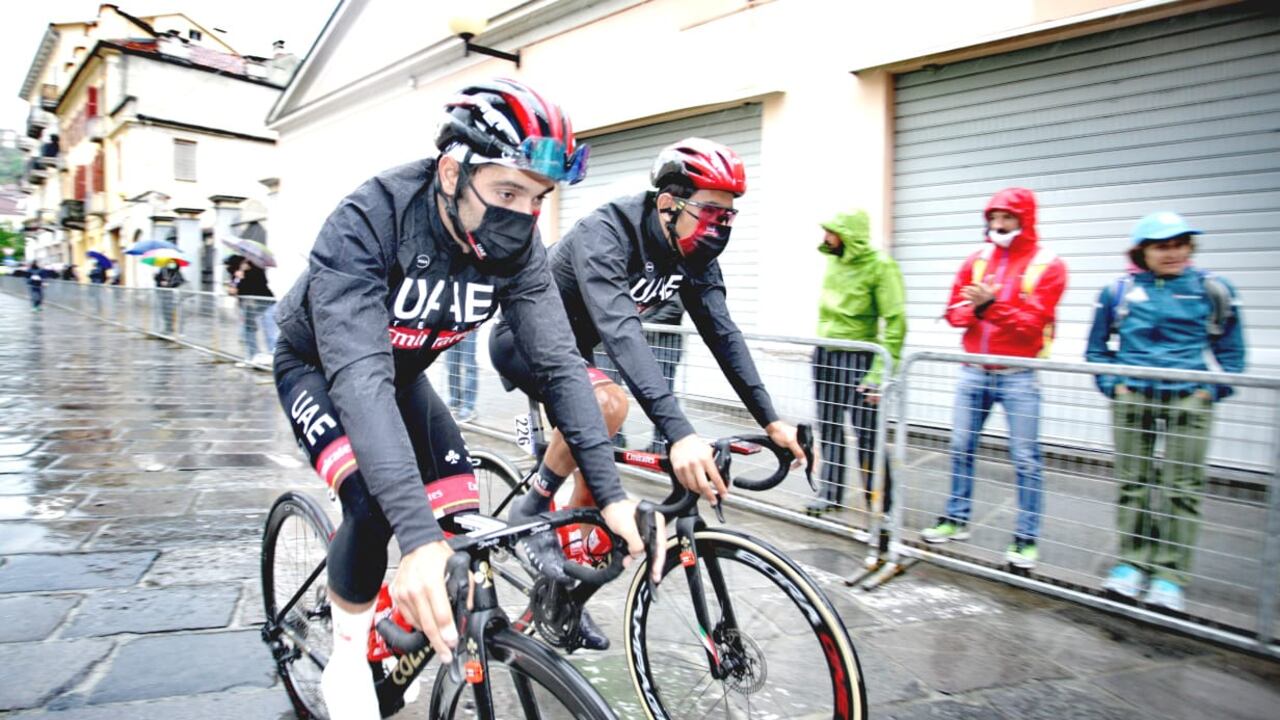 Fernando Gaviria y Sebastián Molano, etapa 3, Giro de Italia 2021