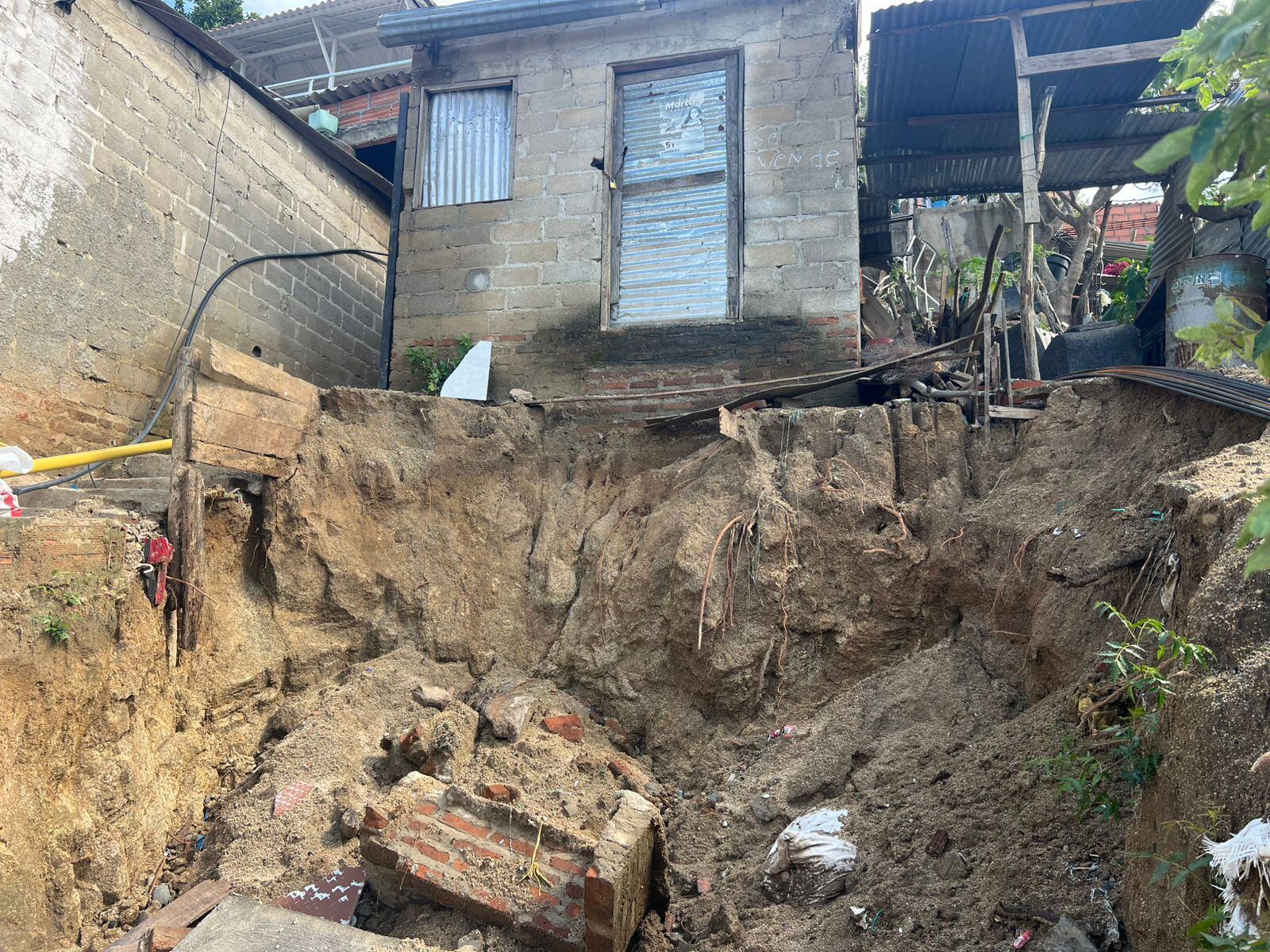 Emergencias en Santa Marta por las lluvias.