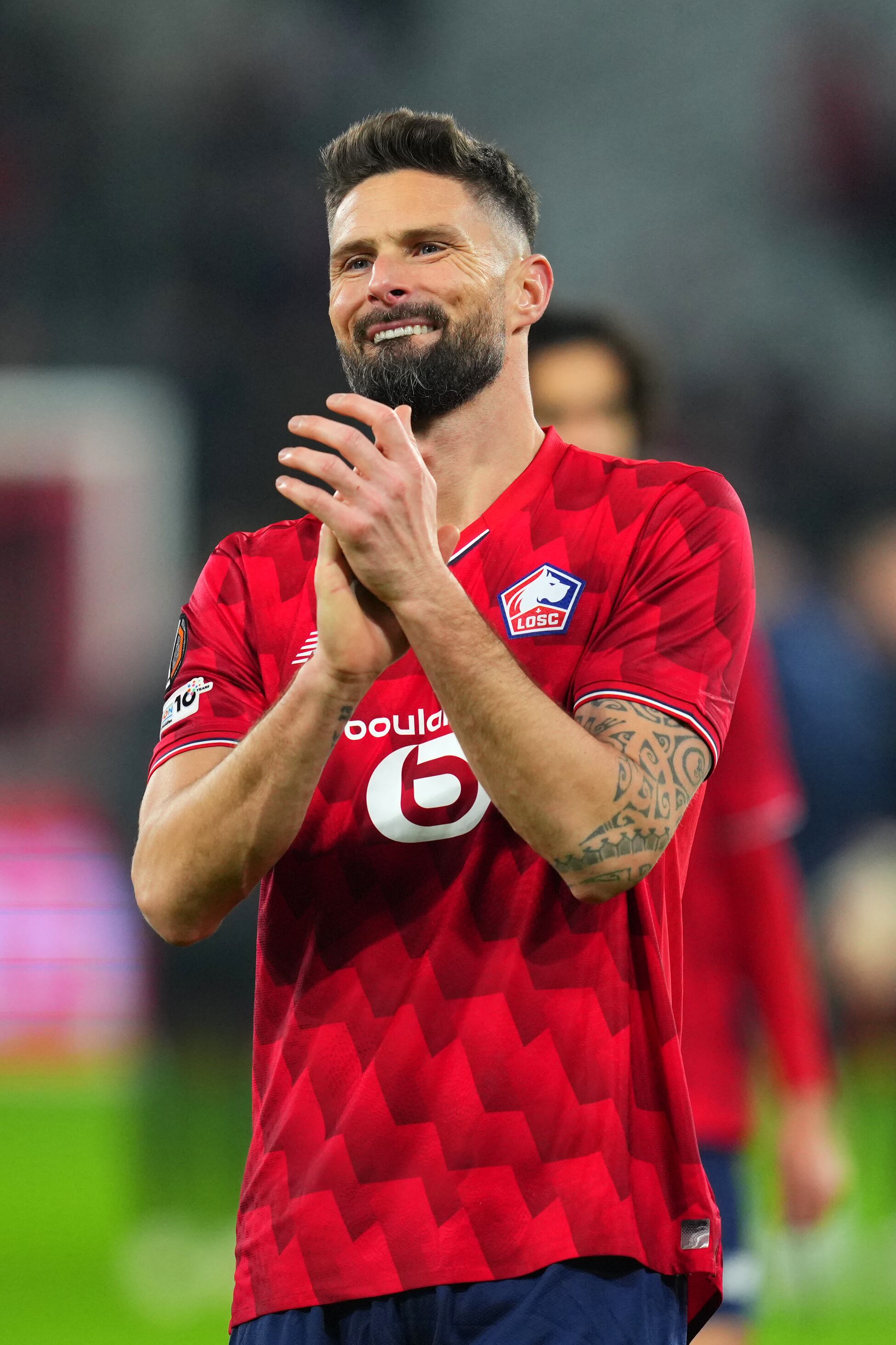 Olivier Giroud, de LOSC Lille. El delantero galo sería competencia o aliado de Durán en su nuevo club