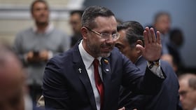 Se realiza en el Senado de la República la votación de la moción de censura contra el ministro de Vivienda, Jaime Andrés Beltrán Martínez
