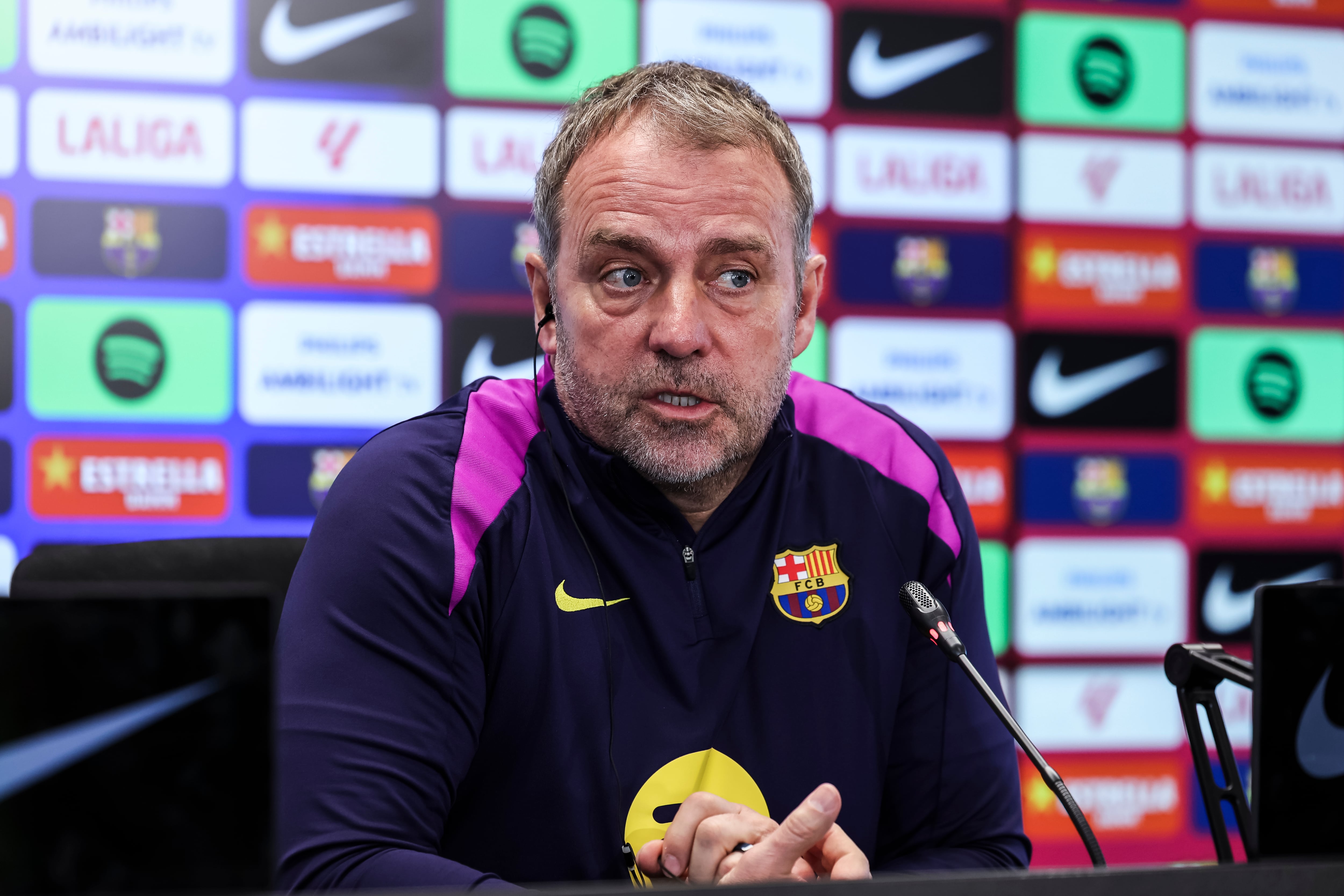 Hansi Flick, entrenador del F.C. Barcelona.