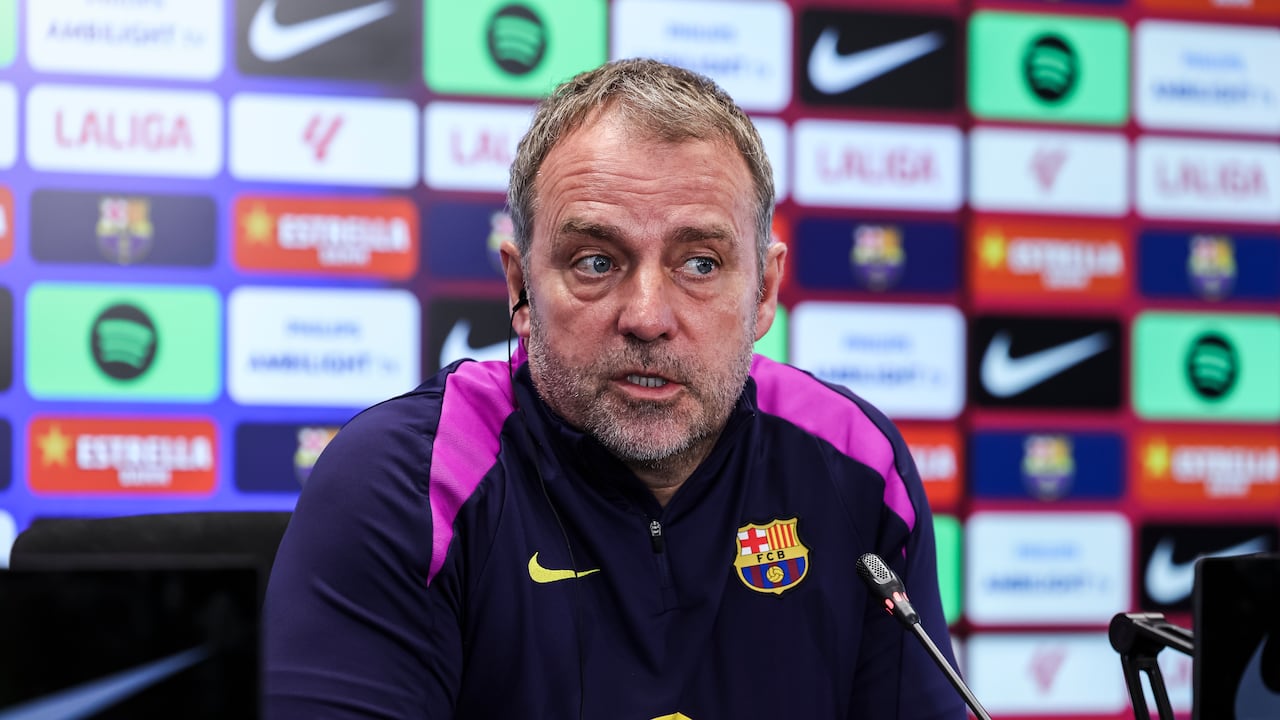 Hansi Flick, entrenador del F.C. Barcelona.