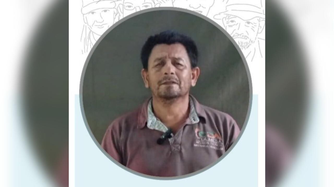 Luis Ordulio, líder social asesinado
