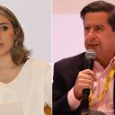 Laura Sarabia y Juan Fernando Cristo