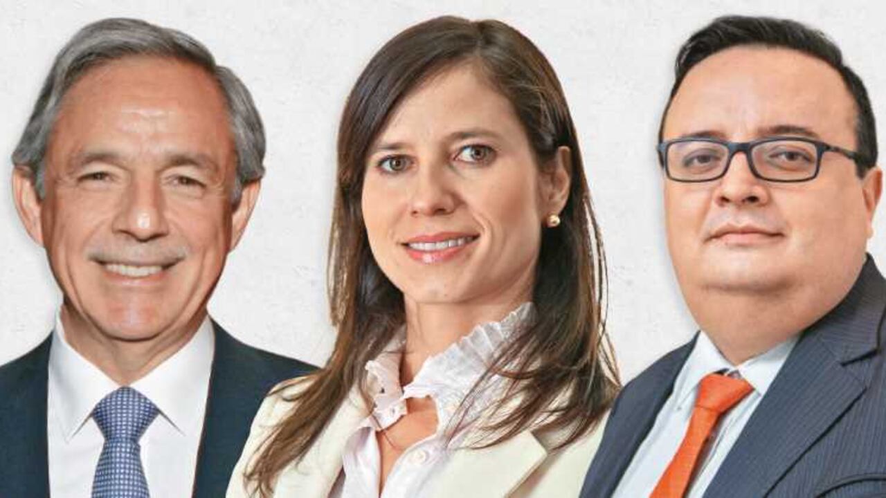 Andrés Espinosa Fenwarth (CEO Inverdies), Mariana Sarasti (Viceministra de Comercio Exterior) y Camilo Zarama (Socio Garrigues en Colombia).