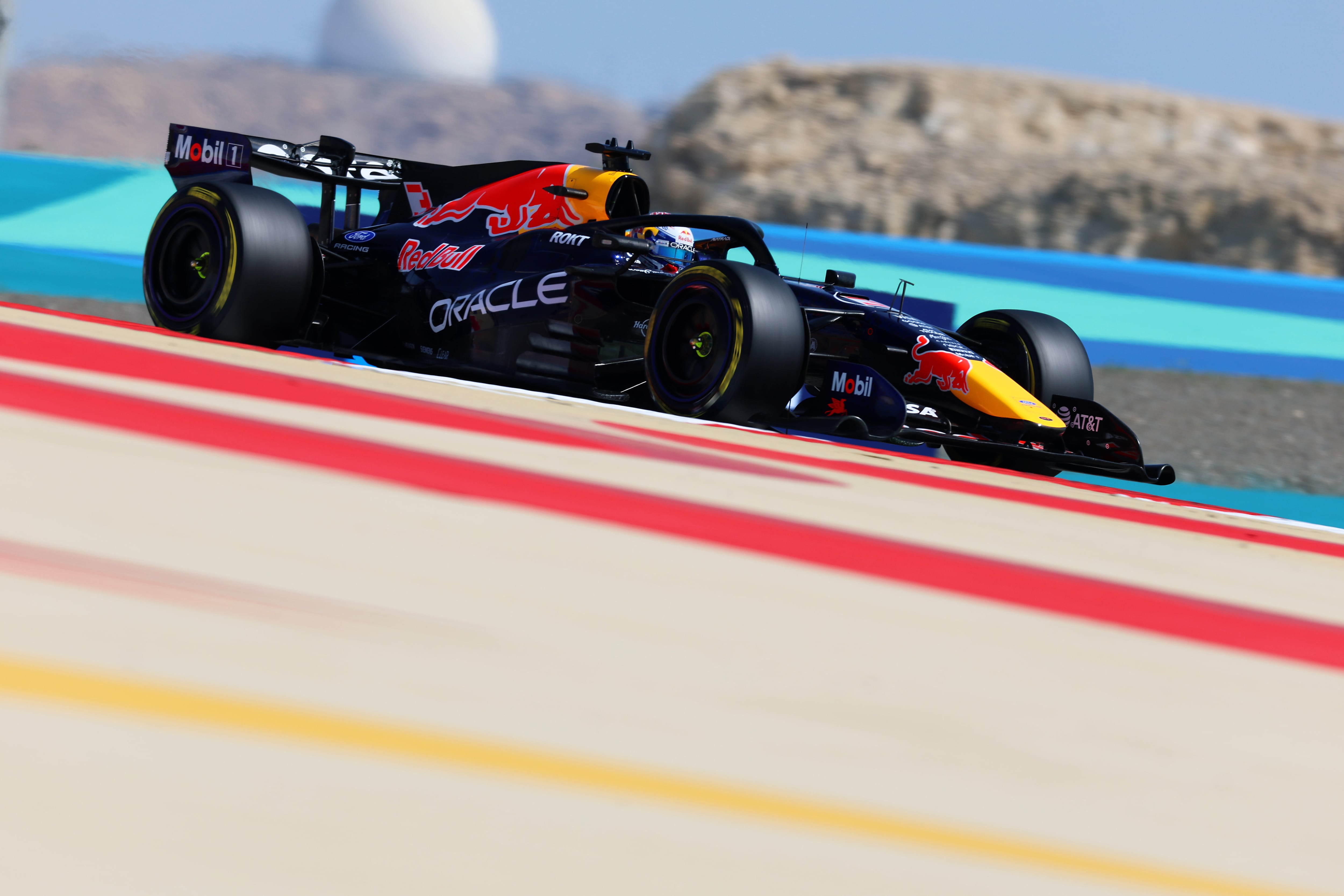 El Ford RB22 del Red Bull Oracle Racing en las pruebas de la F1 en Bahrain.