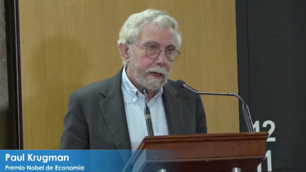Paul Krugman, premio Nobel de Economía, estuvo en Colombia.