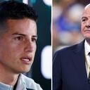 James Rodríguez está atento a la decisión en este caso