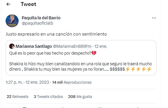 Paquita la del barrio