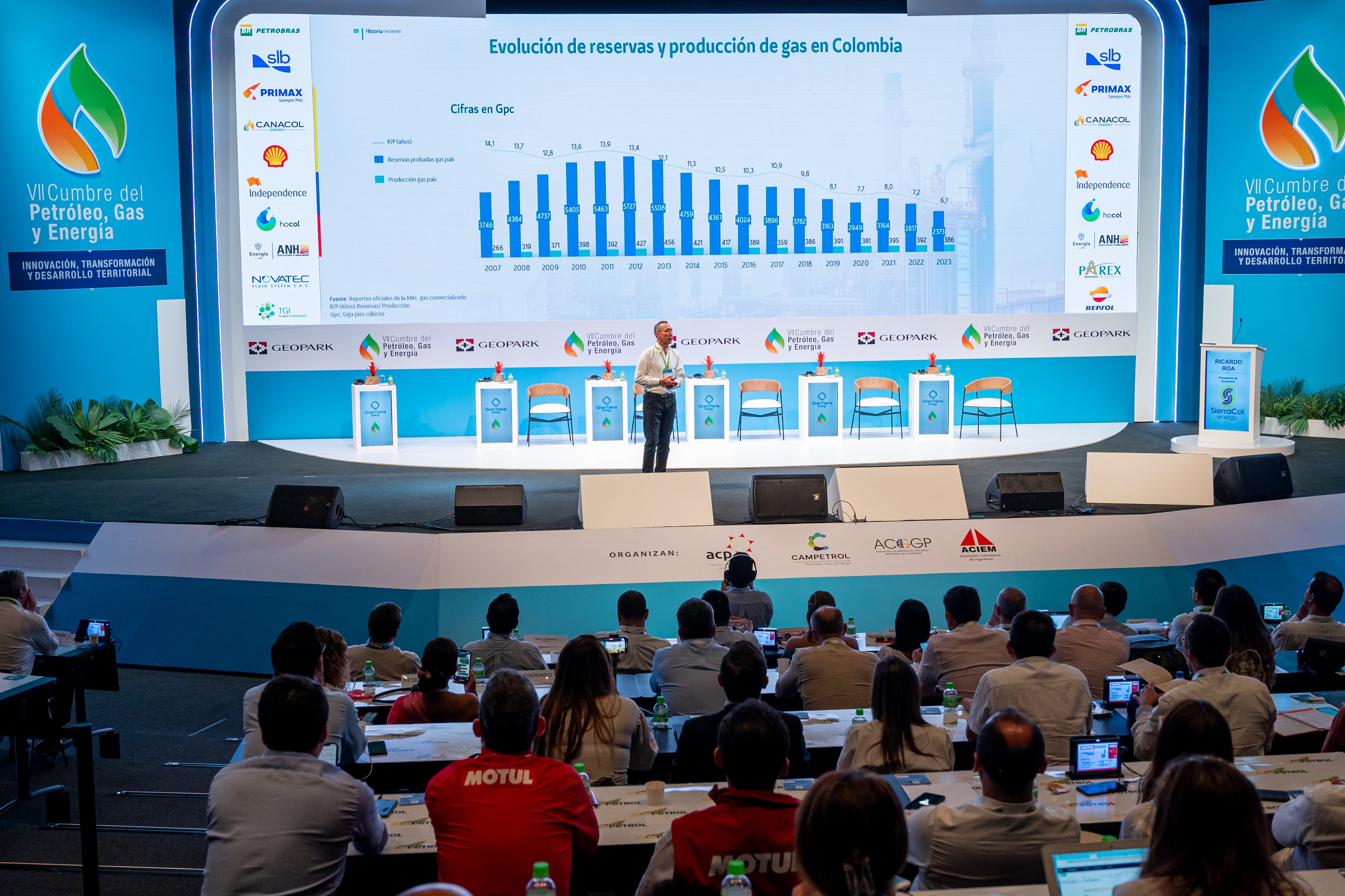 En Cumbre de Petróleo y Gas, Ricardo Roa, presidente de Ecopetrol, habló sobre la caída de las reservas de hidrocarburos.