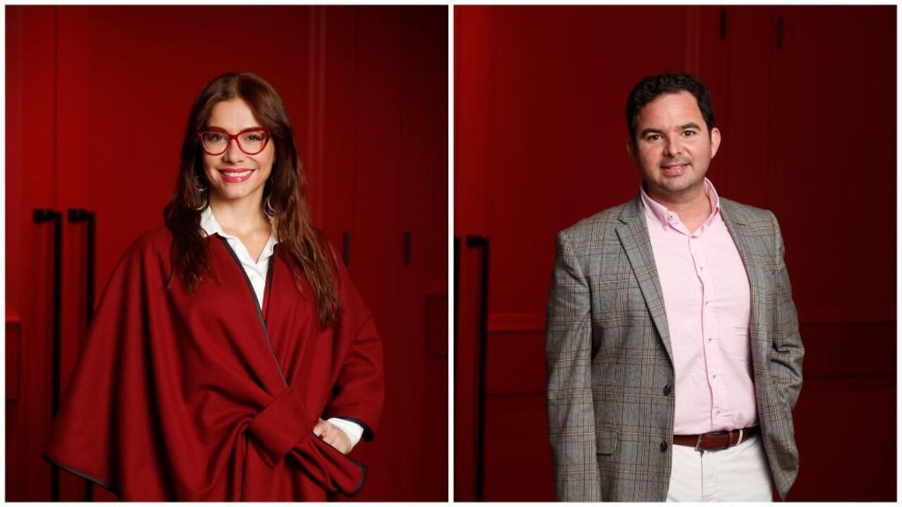 Catherine Juvinao y Carlos Meisel, respectivamente.