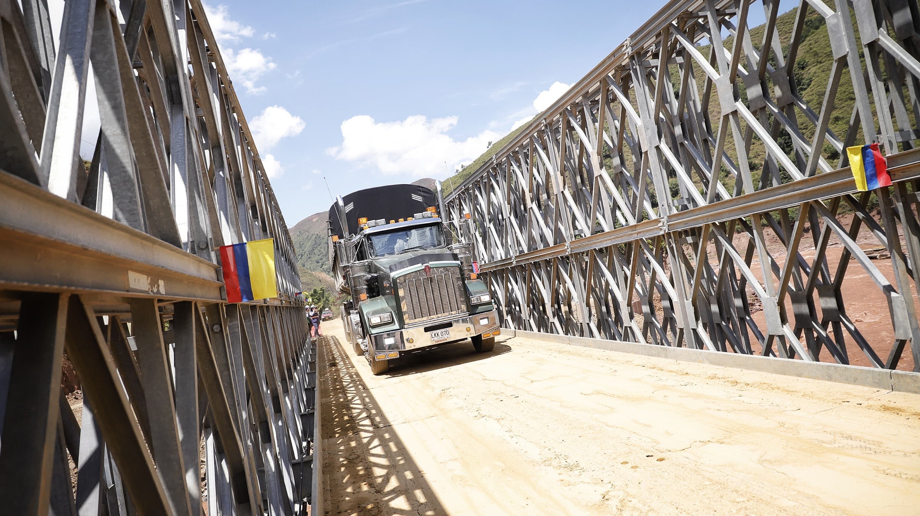 El paso quedó habilitado para todo tipo de vehículos.