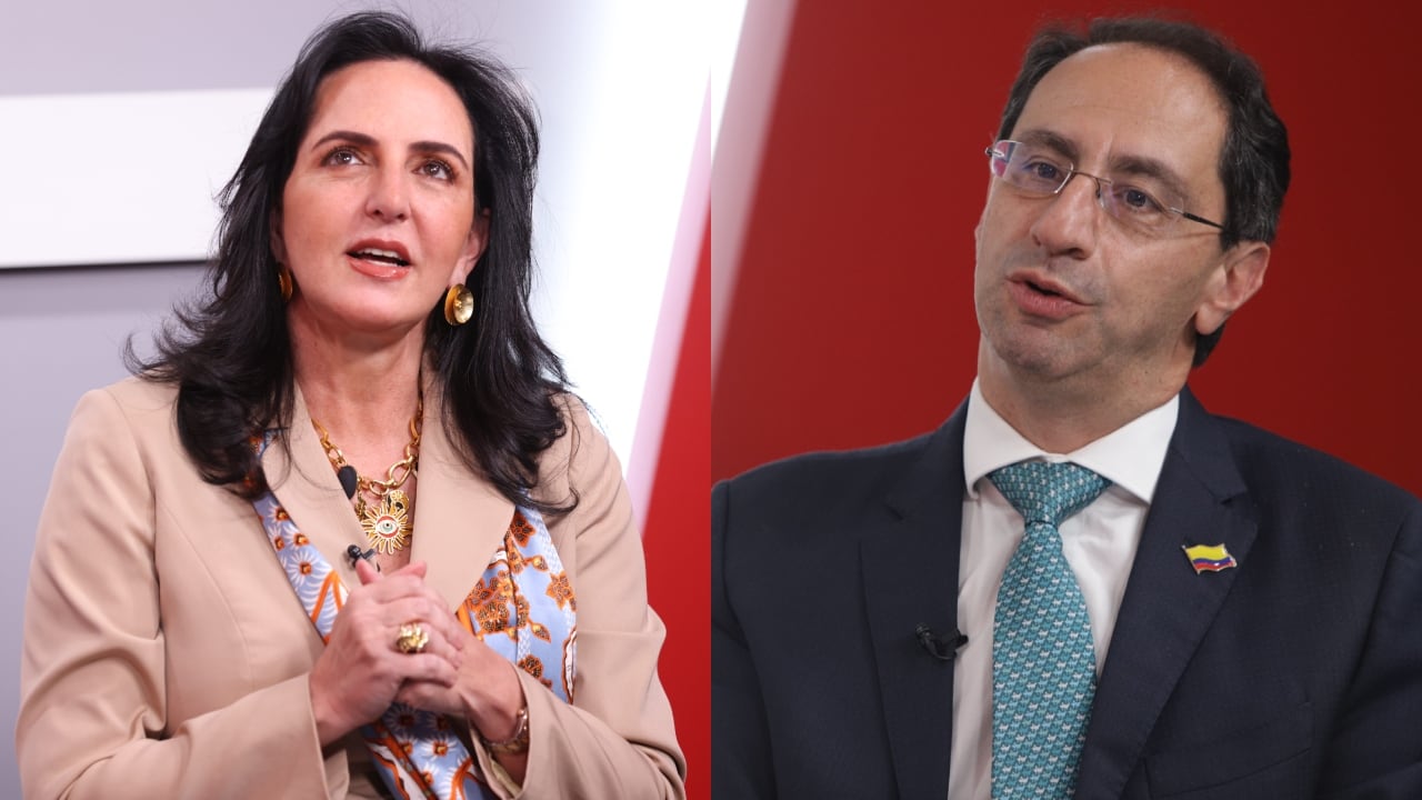 María Fernanda Cabal felicitó a José Manuel Restrepo.