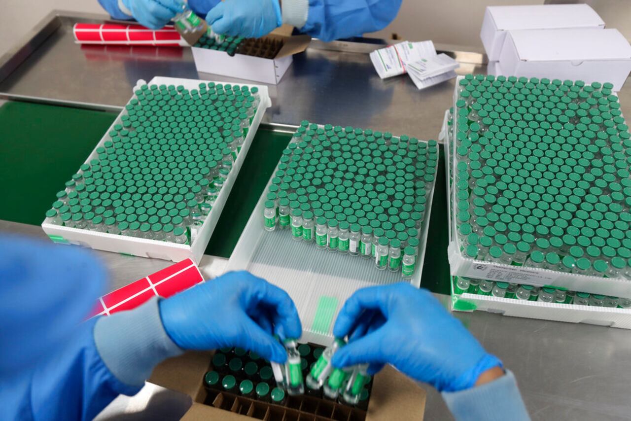 Dosis de la vacuna de coronavirus desarrollada por AstraZeneca/Oxford