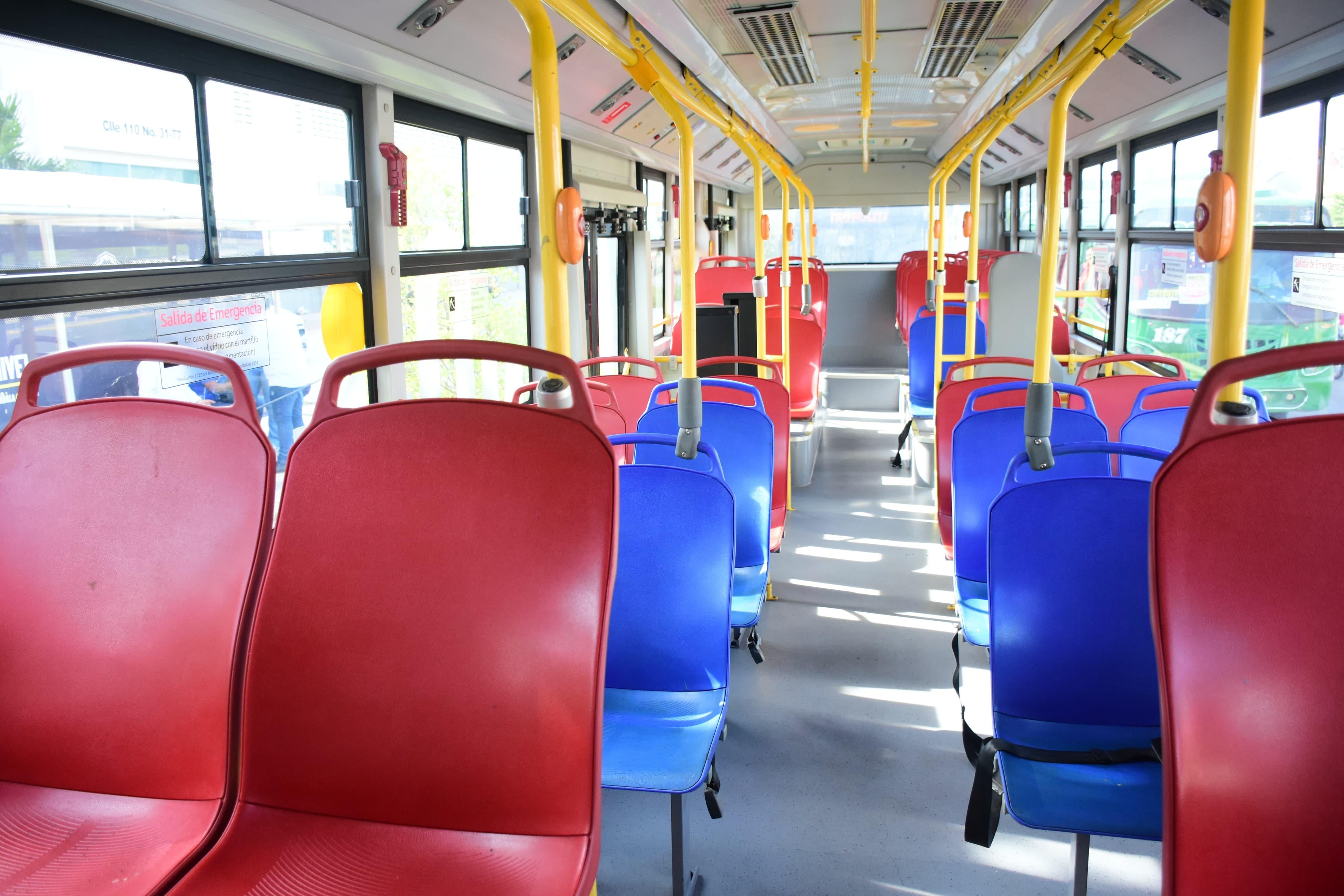 Interior buses eléctricos Barranquilla.