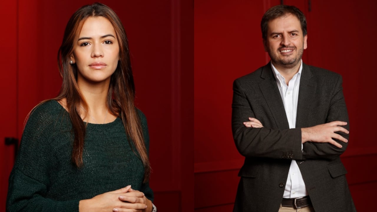 Los congresistas María Fernanda Carrascal y Andrés Forero.