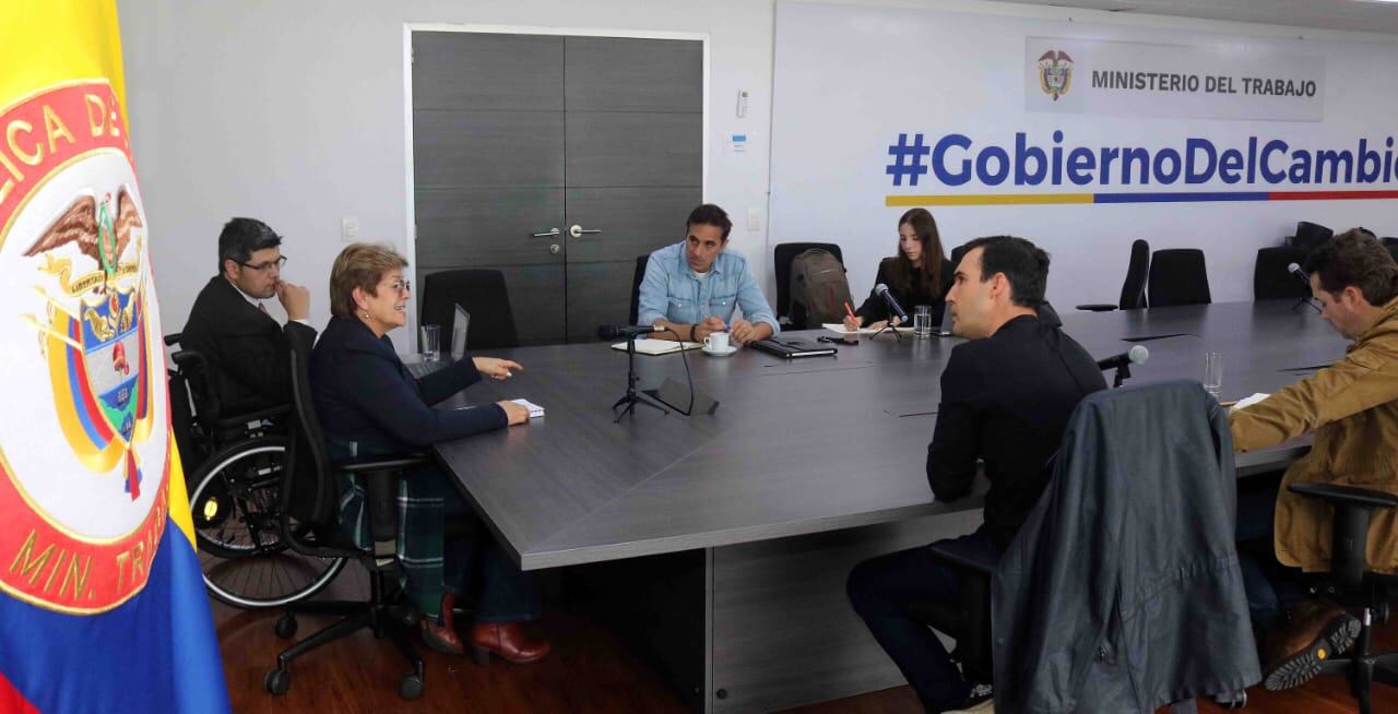 La semana pasada, la ministra Ramírez se reunió con los directivos de Rappi.