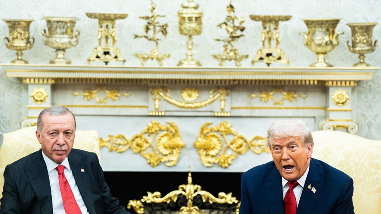 Presidentes de Turquía, Recep Tayyip Erdogan, y de EE. UU., Donald Trump.