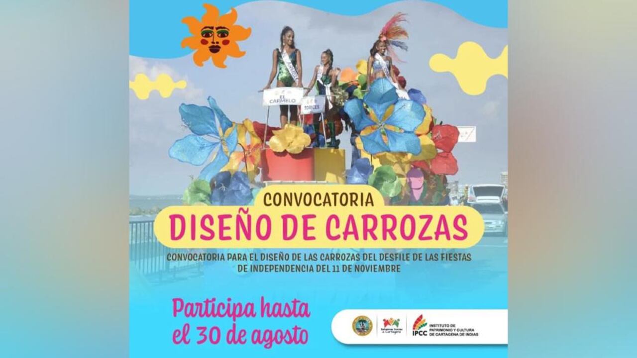 Convocatoria IPCC: Diseño de carrozas Fiestas de Independencia