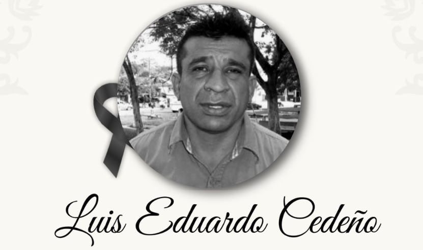 Concejal asesinado, Eduardo Cedeño García.